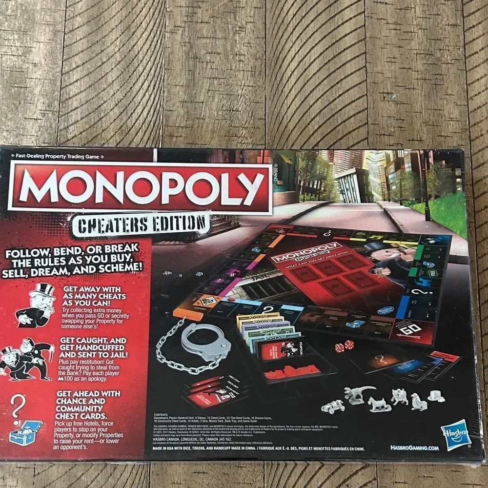 Hasbro monopoly cheaters